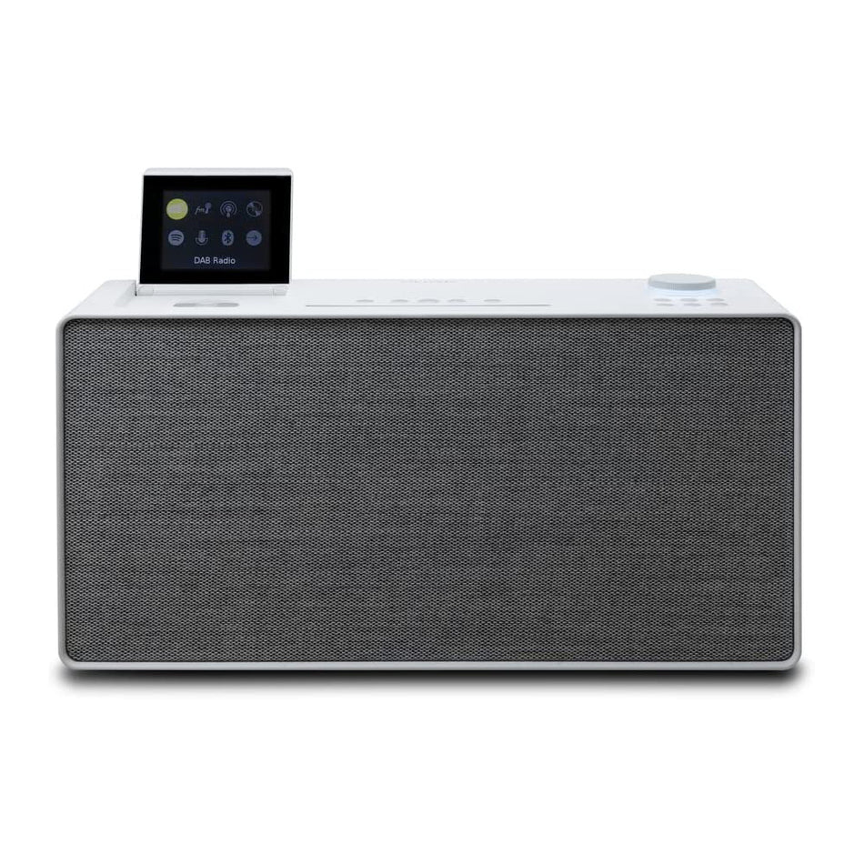 Pure Evoke Home DAB & Internet Radio with Bluetooth in Cotton White Digital Radios Pure