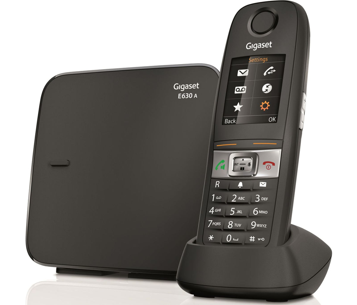 Siemens Gigaset E630A Robust DECT Cordless Phone, Single Handset Landline Phones Gigaset