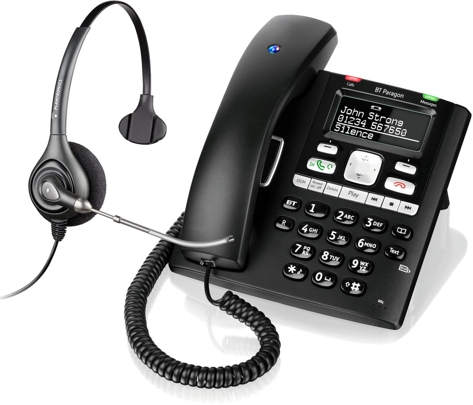 BT Paragon 650 with Plantronics H261 Landline Phones BT