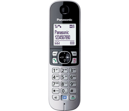 Panasonic KX-TG 6821 Cordless Phone, Single Handset with Answer Machine Landline Phones Panasonic