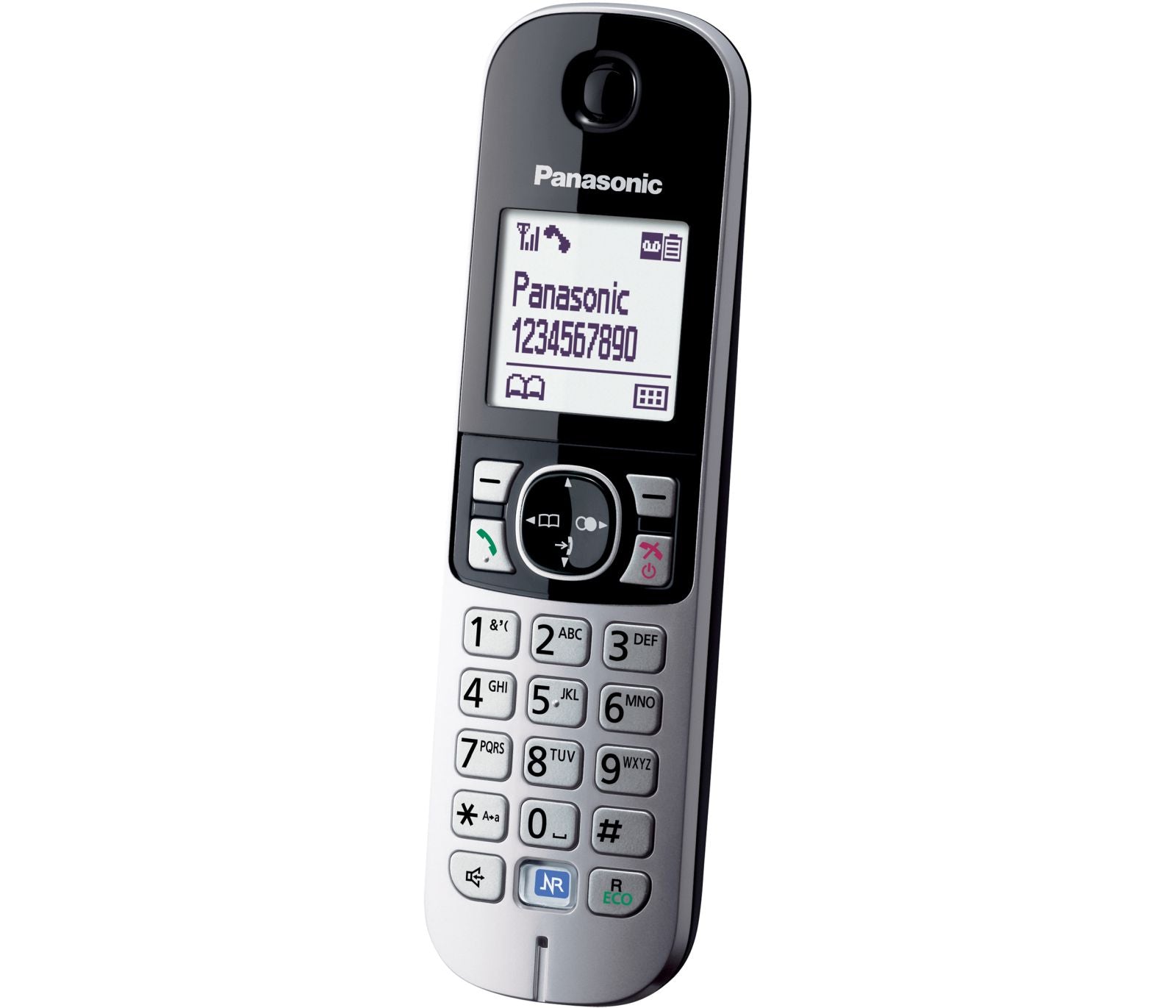Panasonic KX-TG 6821 Cordless Phone, Single Handset with Answer Machine Landline Phones Panasonic