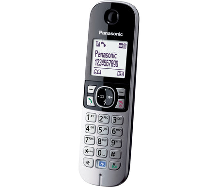 Panasonic KX-TG 6821 Cordless Phone, Single Handset with Answer Machine Landline Phones Panasonic