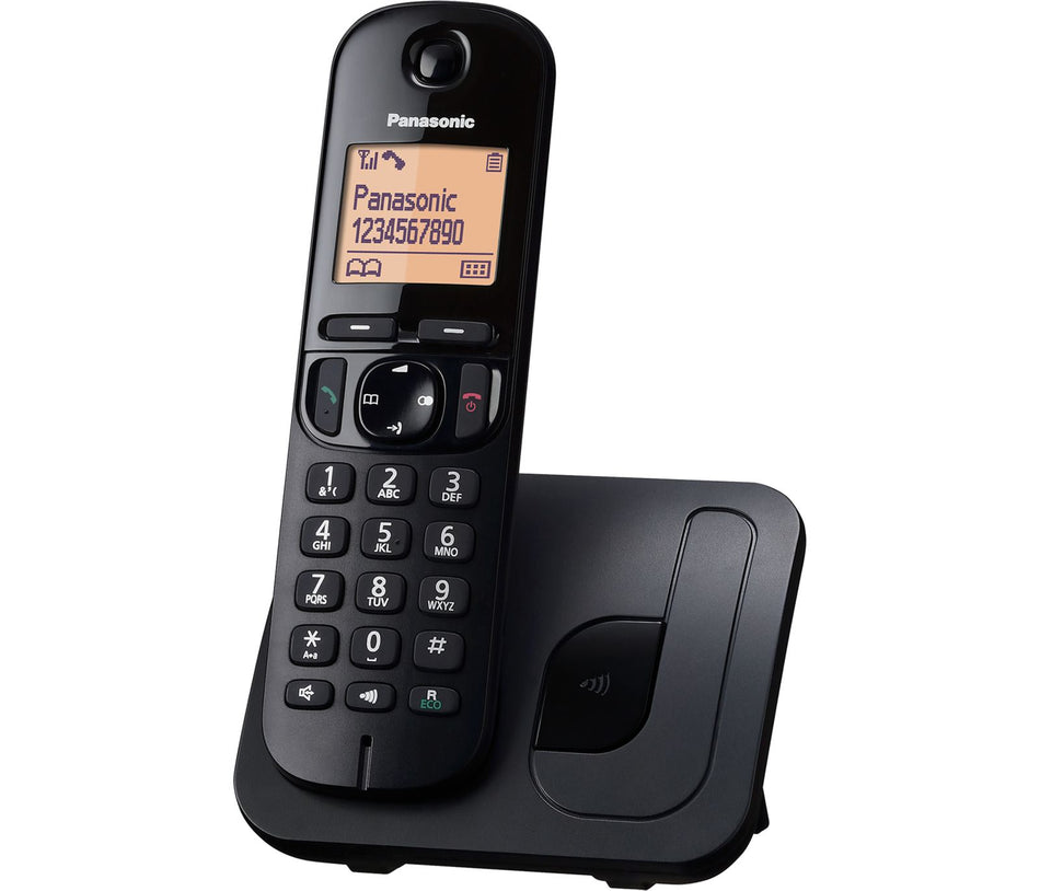 Panasonic KX-TGC 210EB Cordless Phone, Single Handset Landline Phones Panasonic