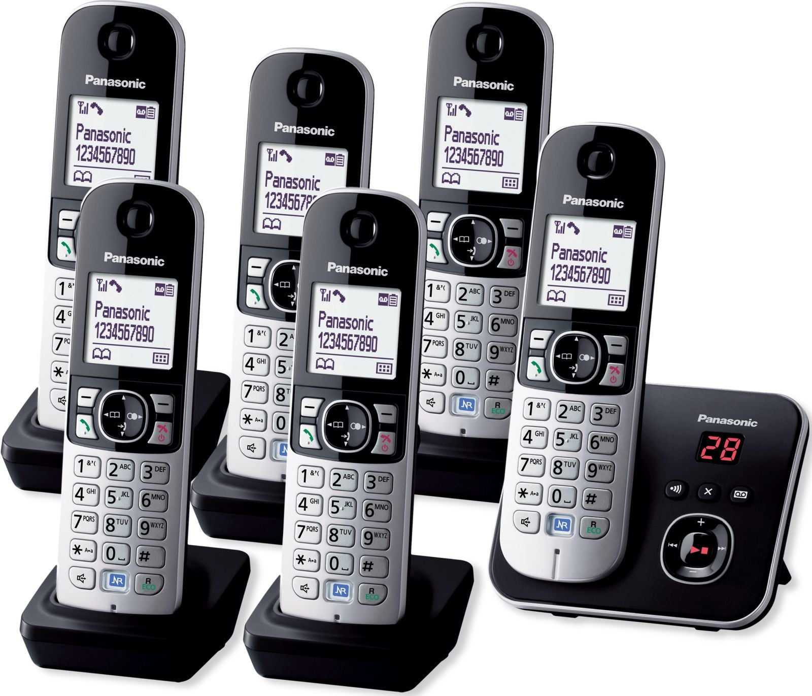 Panasonic KX-TG 6825 Sextet Cordless Phones - liGo –