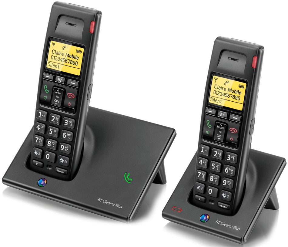 BT Diverse 7110+ Twin Landline Phones BT