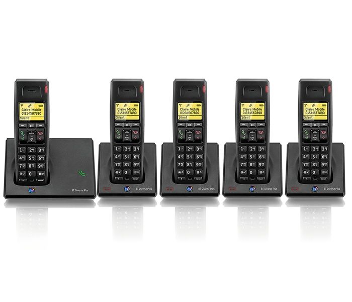 BT Diverse 7110 Plus Quint Cordless Phone Landline Phones BT