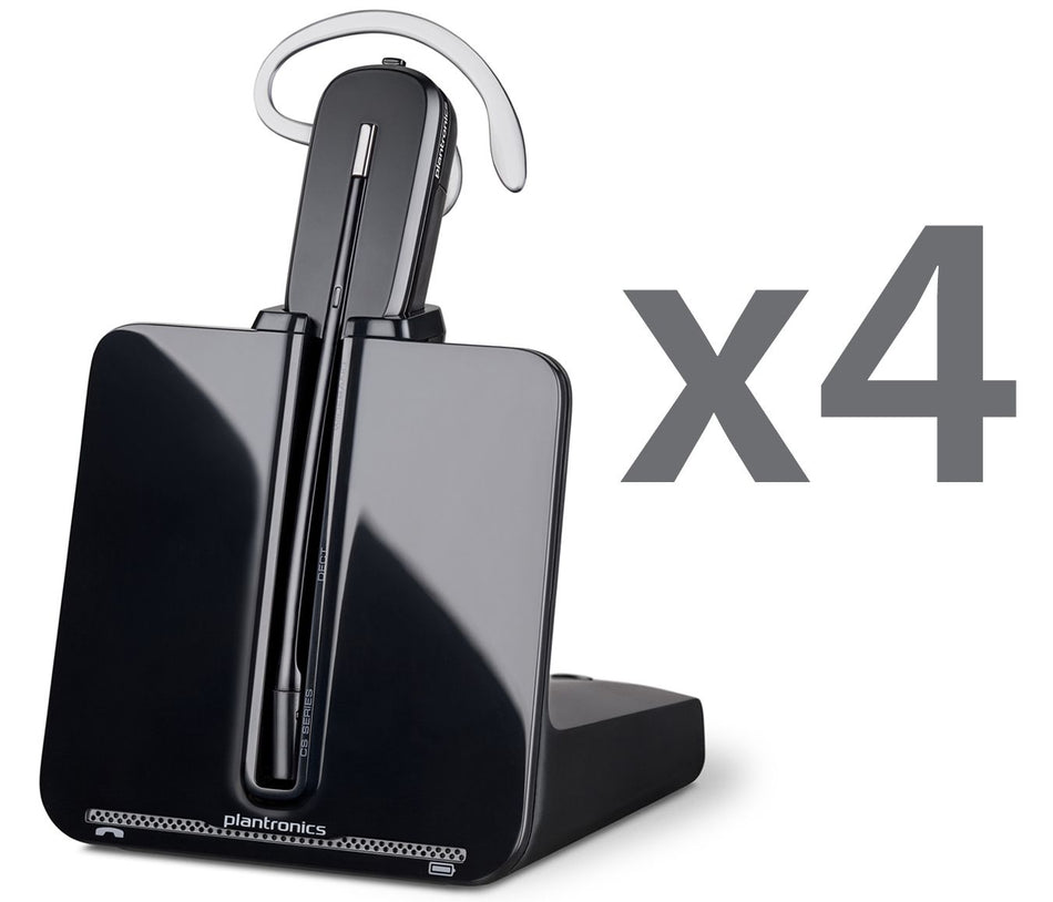 Plantronics CS540 Wireless Headset Quad Wireless Headsets Plantronics