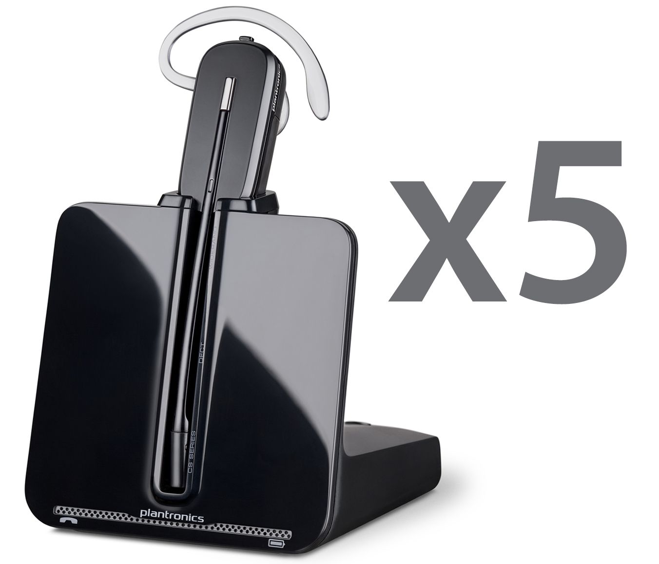 Plantronics Headset DECT Ersatzheadset CS540 ohne Basis In Ear Ohrhörer schwarz Plantronics Headset DECT Ersatzheadset CS540 ohne Basis In Ear Ohrhörer schwarz