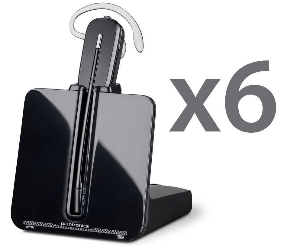 Plantronics CS540 Wireless Headset Sextet Wireless Headsets Plantronics