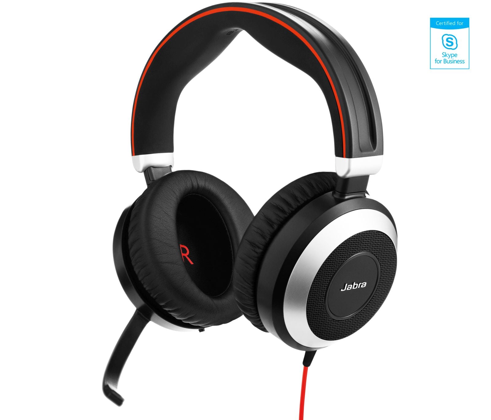 Jabra EVOLVE 80 MS Stereo Corded Headset Corded Headsets Jabra