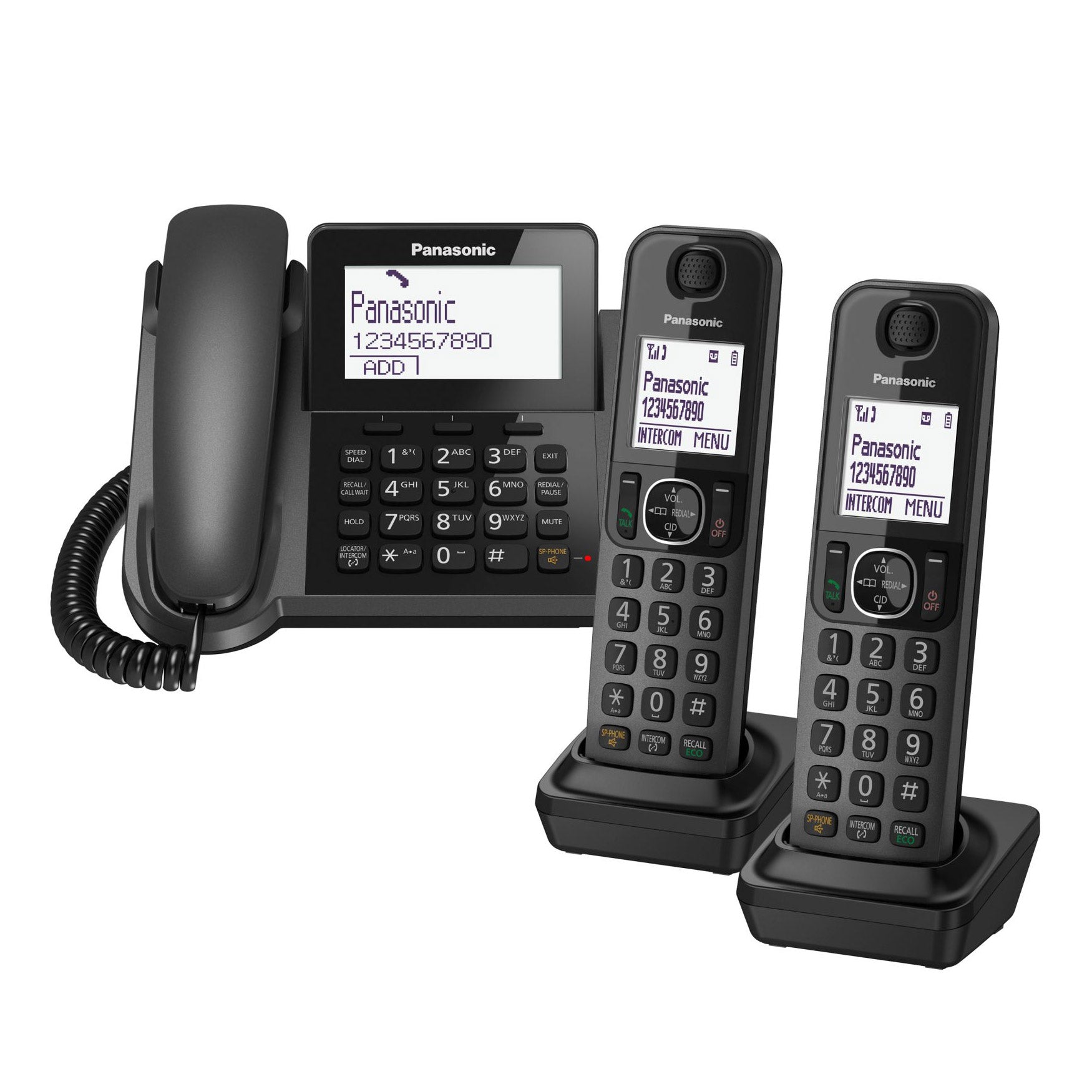 Panasonic KX-TGF323 Corded Cordless Phone –1