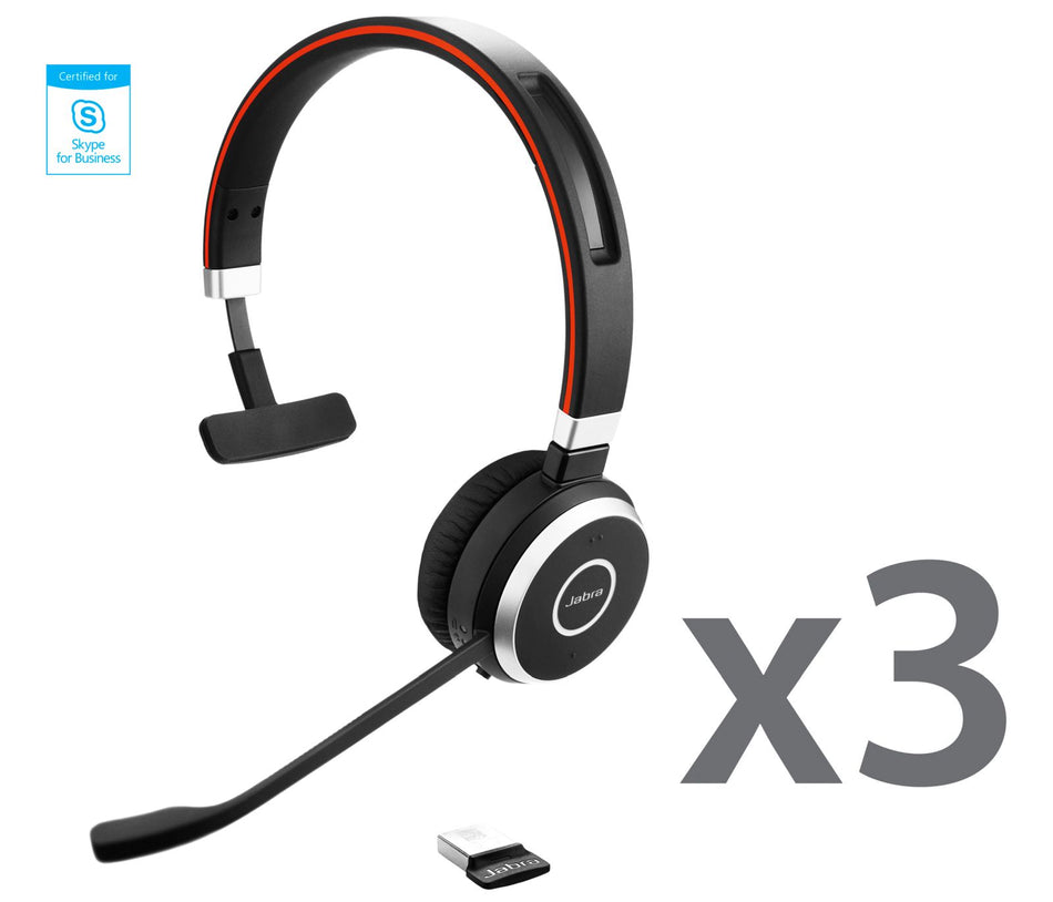 Jabra EVOLVE 65 MS Mono Trio Wireless Headset Wireless Headsets Jabra