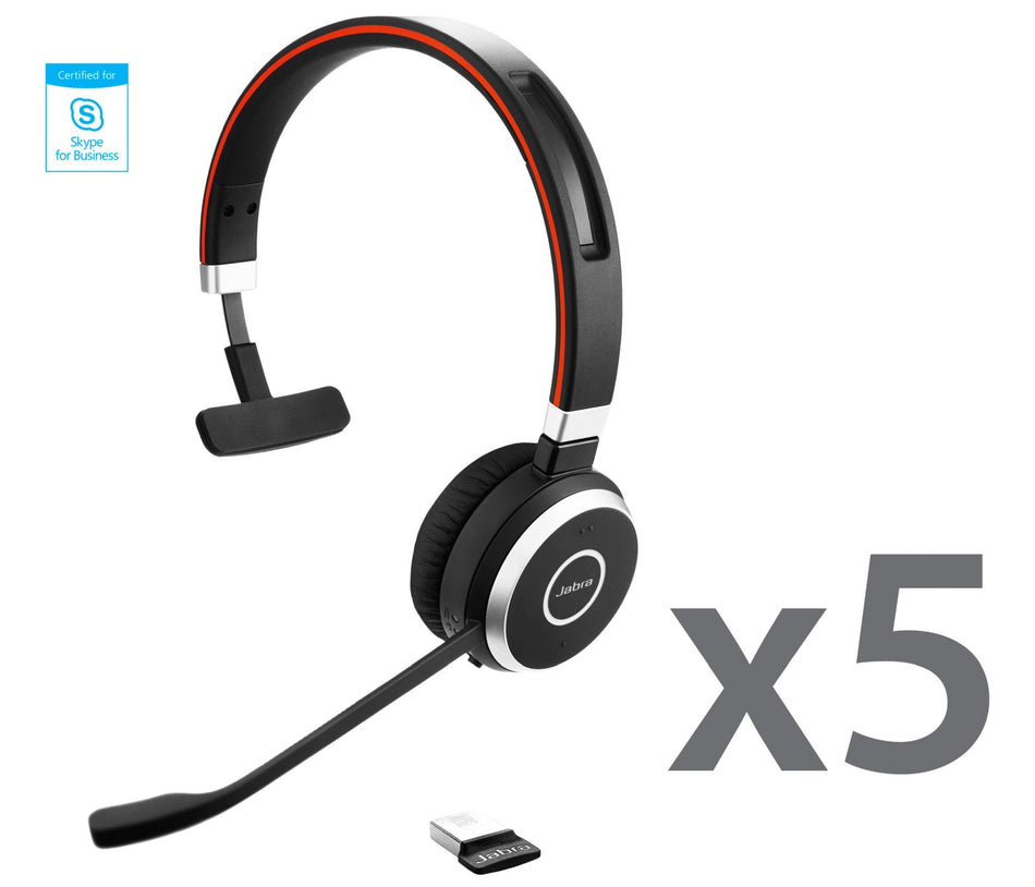 Jabra EVOLVE 65 MS Mono Quint Wireless Headset Wireless Headsets Jabra