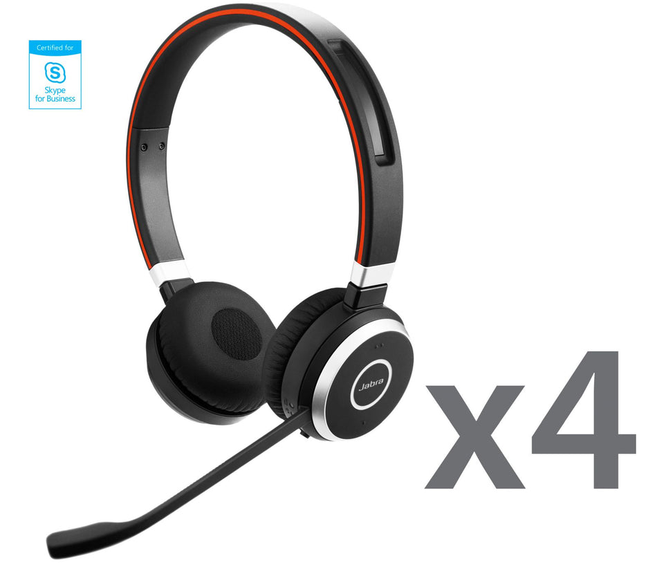 Jabra EVOLVE 65 MS Quad Stereo Wireless Headsets Wireless Headsets Jabra