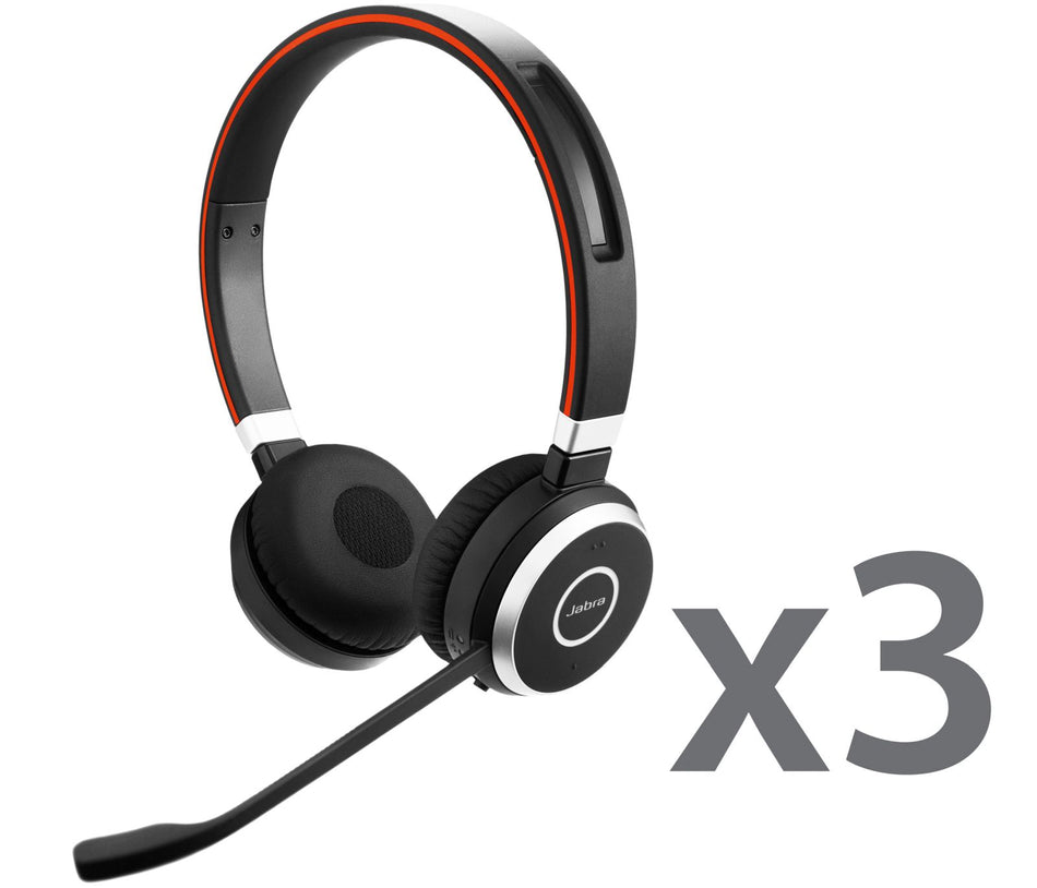 Jabra EVOLVE 65 UC Stereo Trio Wireless Headset Wireless Headsets Jabra