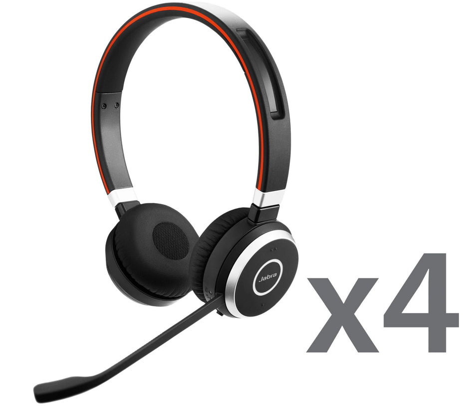 Jabra EVOLVE 65 UC Stereo Quad Wireless Headset Wireless Headsets Jabra