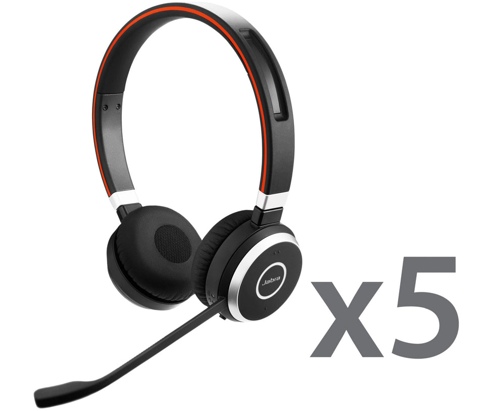 Jabra EVOLVE 65 UC Stereo Quint Wireless Headset Wireless Headsets Jabra