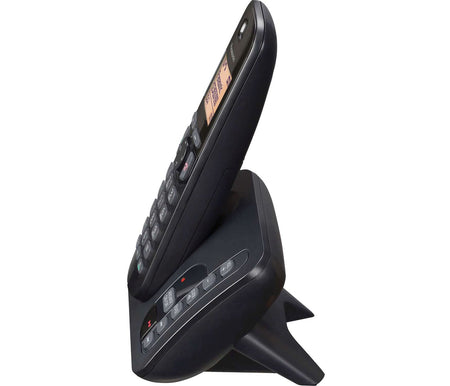 Panasonic KX-TGC 222EB Cordless Phone, Twin Handset with Answer Machine Landline Phones Panasonic