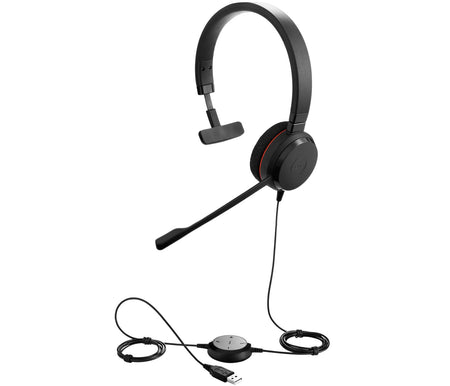 Jabra Evolve 20 MS Mono Corded Headset for PC Corded Headsets Jabra