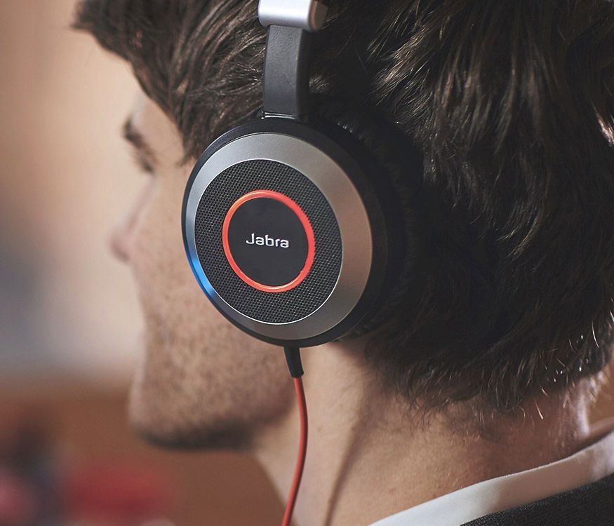 Jabra EVOLVE 80 MS Stereo Corded Headset Corded Headsets Jabra
