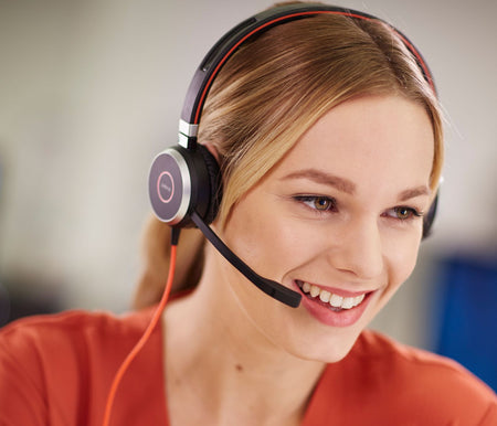 Jabra Evolve 40 MS Stereo Corded Headset Corded Headsets Jabra