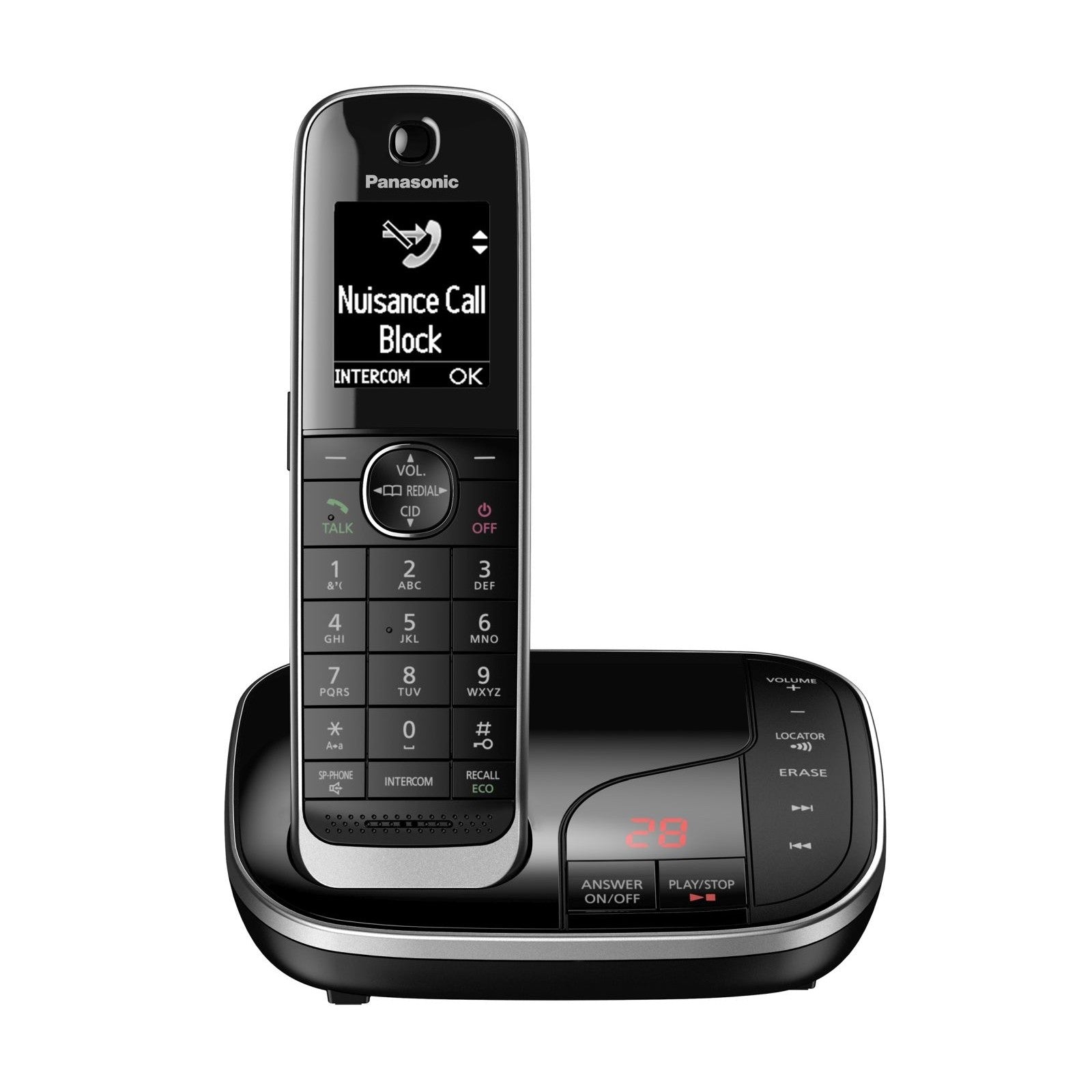 Panasonic KX-TGJ320EB Long Range Cordless Phone Landline Phones Panasonic