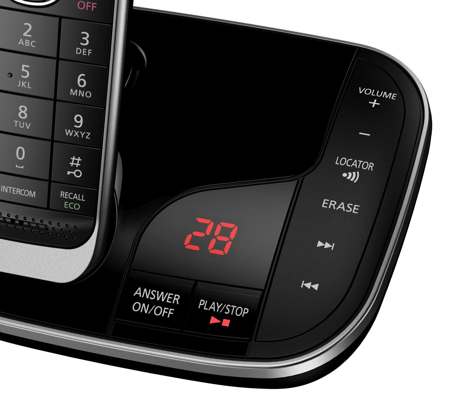 Panasonic KX-TGJ320EB Cordless Phone, Single Handset (Refurbished) Landline Phones Panasonic