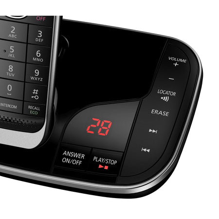 Panasonic KX-TGJ323EB Cordless Phone, Trio Handset with Nuisance Call Blocker Landline Phones Panasonic