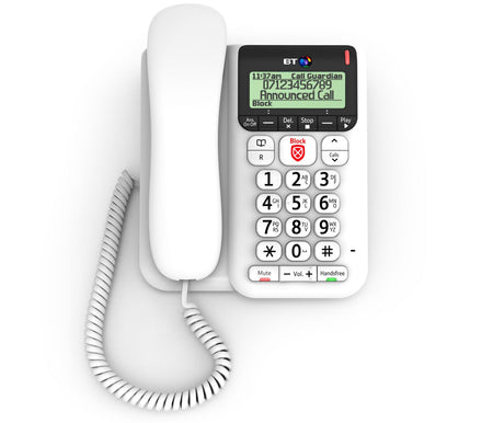 BT Decor 2600 Advanced Call Blocker Landline Phones BT