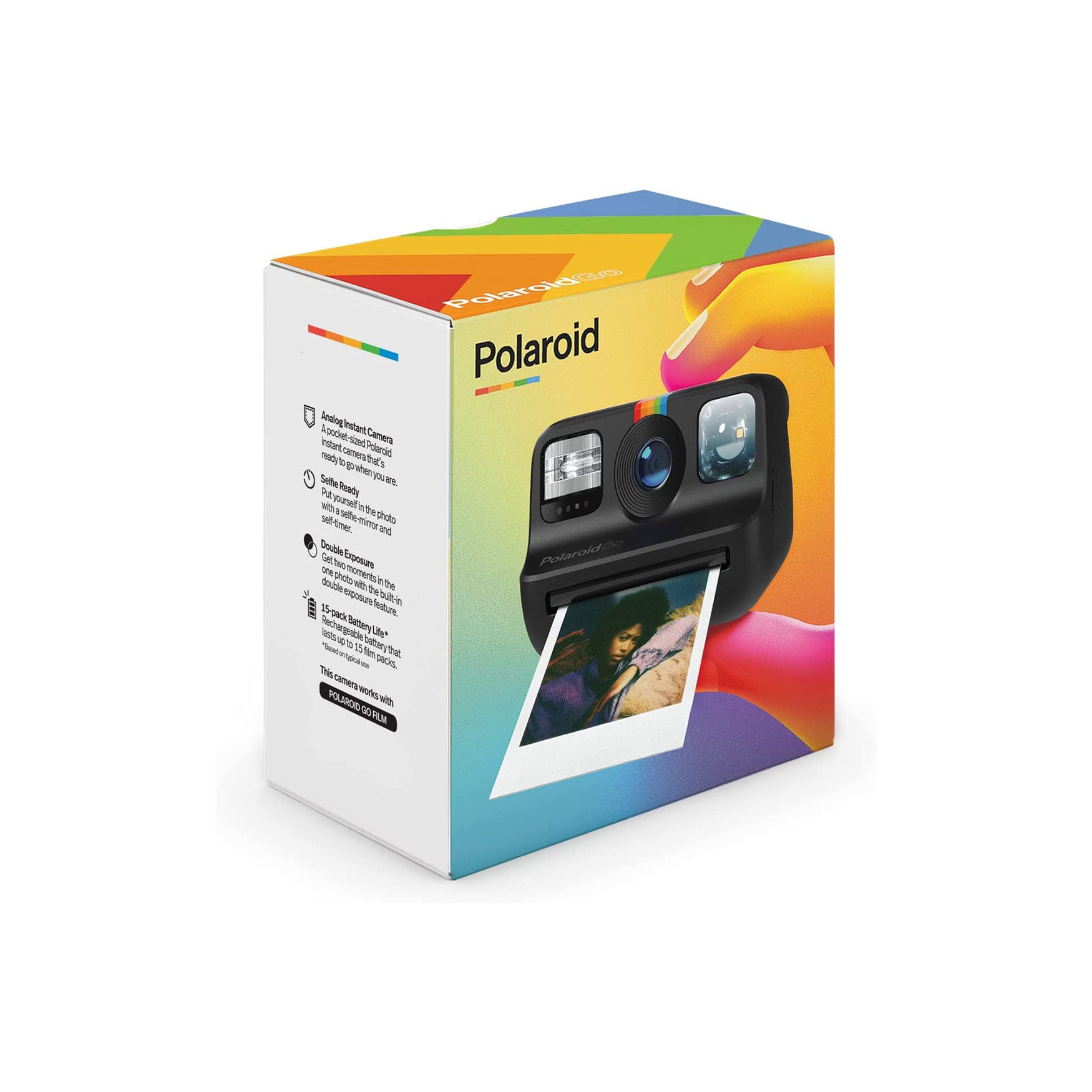 Polaroid Go Instant Camera in Black Instant Cameras Polaroid
