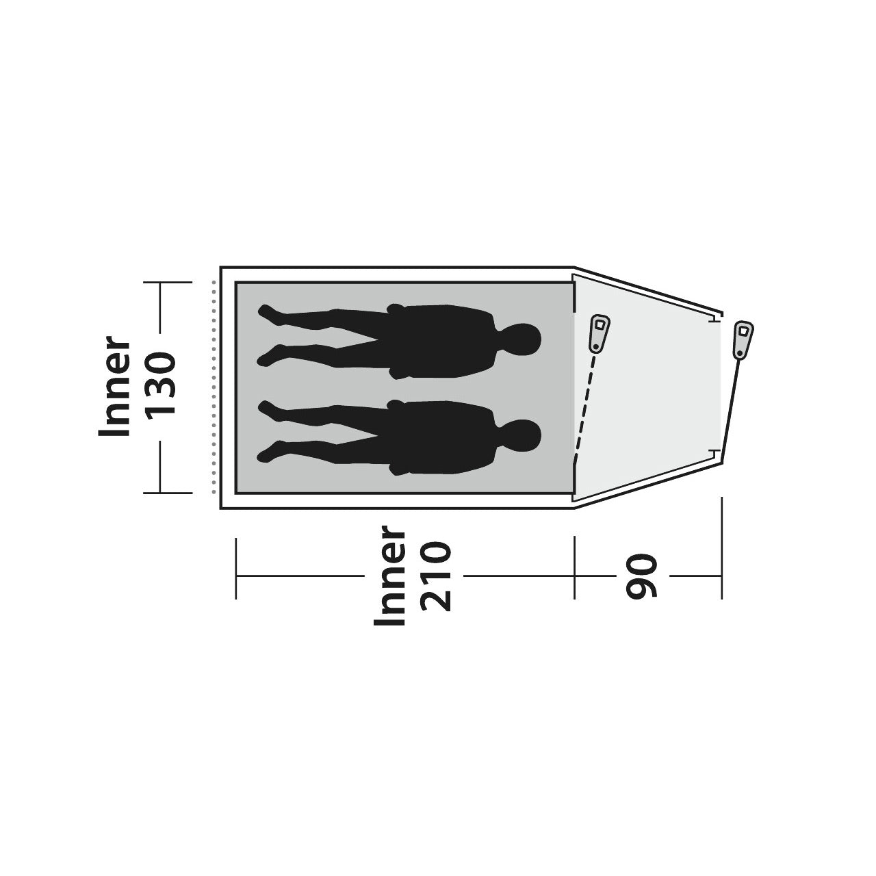 Outwell Earth 2 2-Person Tent Tents Outwell
