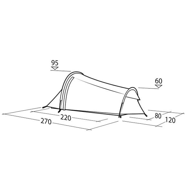Robens Cress 1 Pro, 1-Person Tent Tents Robens