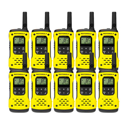 Motorola TLKR T92 Ten Pack License-Free Walkie Talkies Two Way Radios Motorola