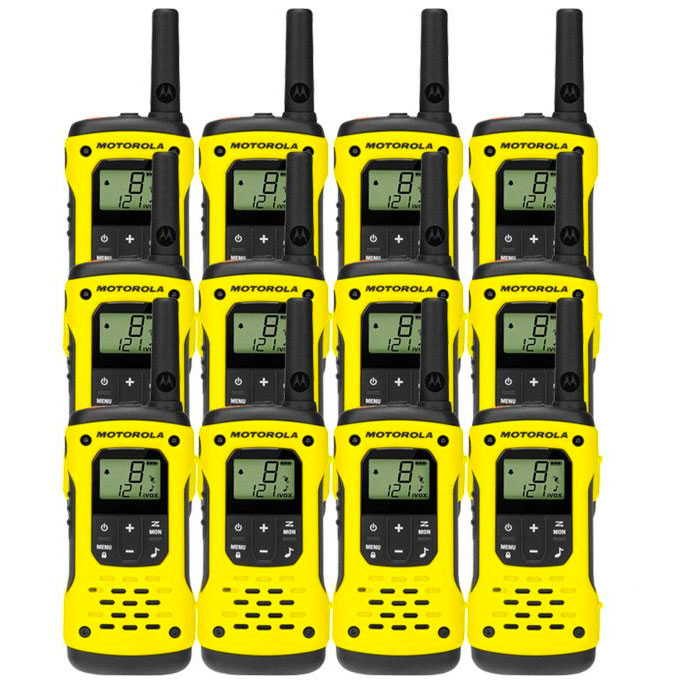 Motorola TLKR T92 Twelve Pack License-Free Walkie Talkies Two Way Radios Motorola
