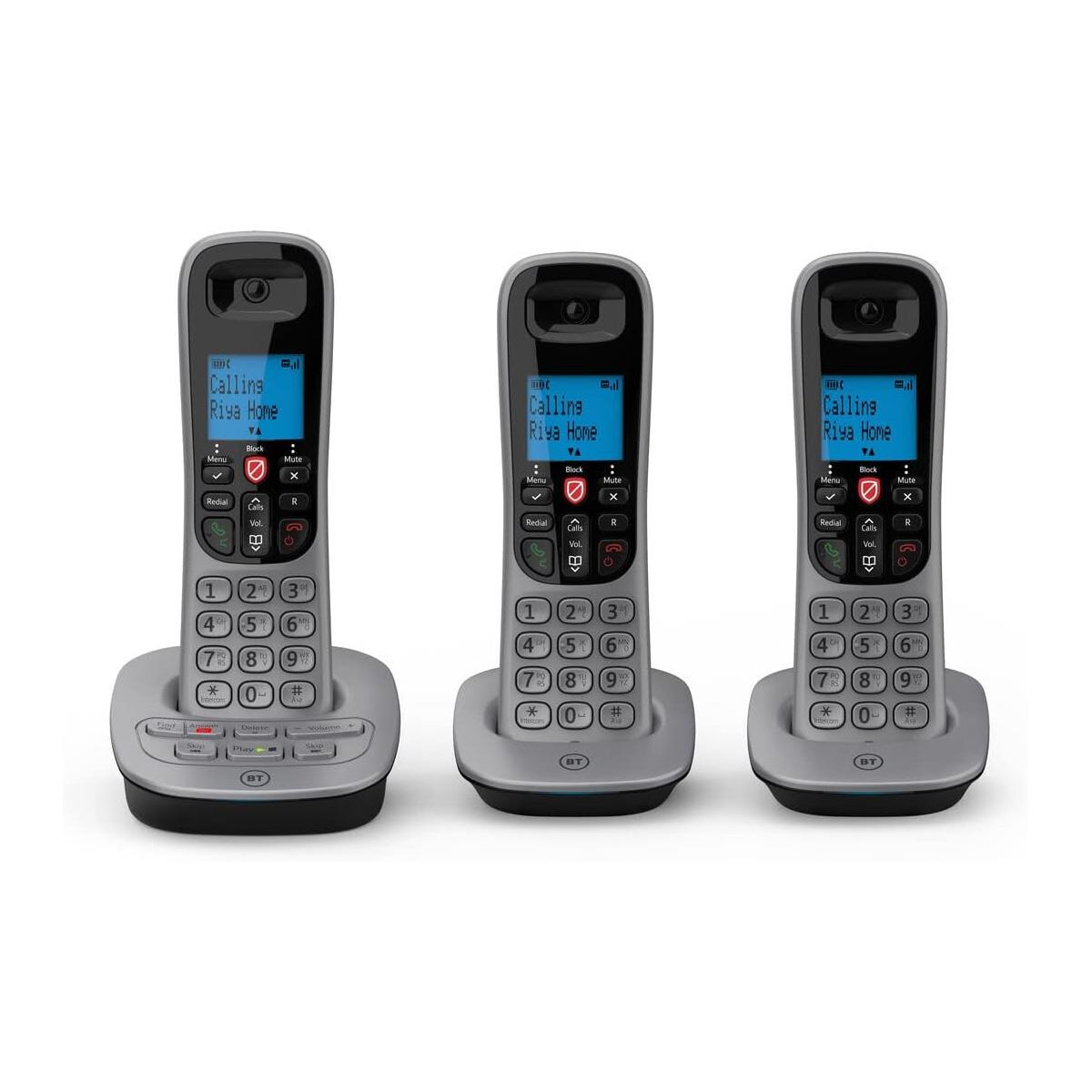 BT 7660 Landline Phone, Trio Handset Landline Phones BT