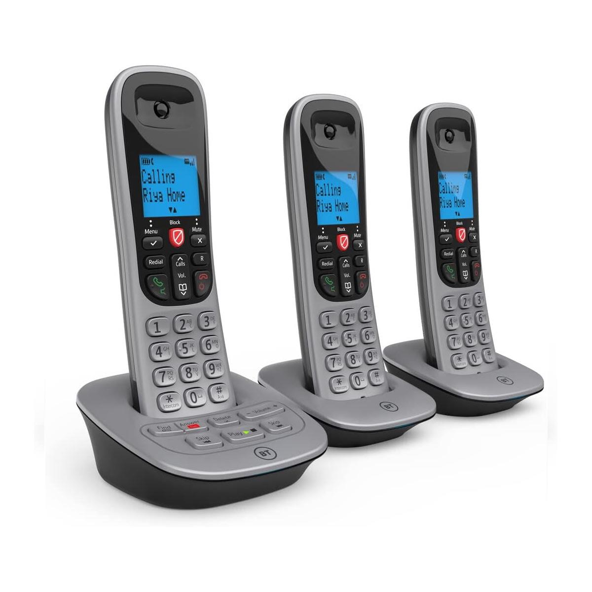 BT 7660 Landline Phone, Trio Handset Landline Phones BT