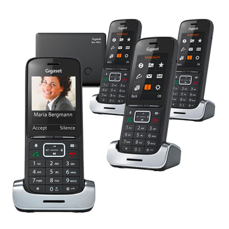 Gigaset Premium 300A Cordless Phone, Quad Handset Landline Phones Gigaset