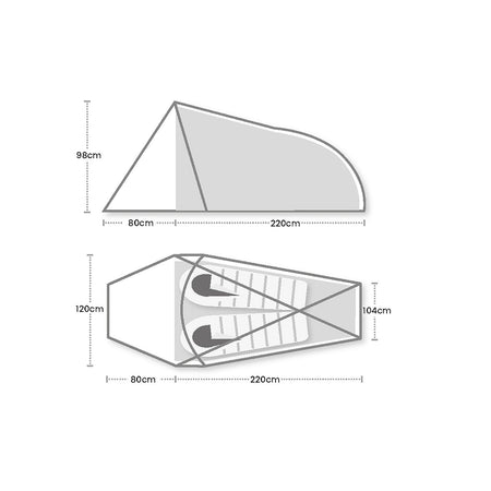 Wild Country Trident 2 Tent, 2-Person Tents Wild Country