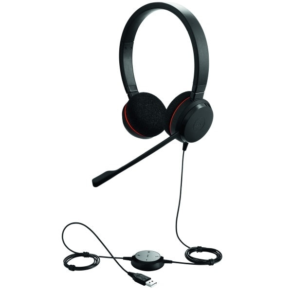 Jabra EVOLVE 20 UC Stereo USB Headset Special Edition Corded Headsets Jabra