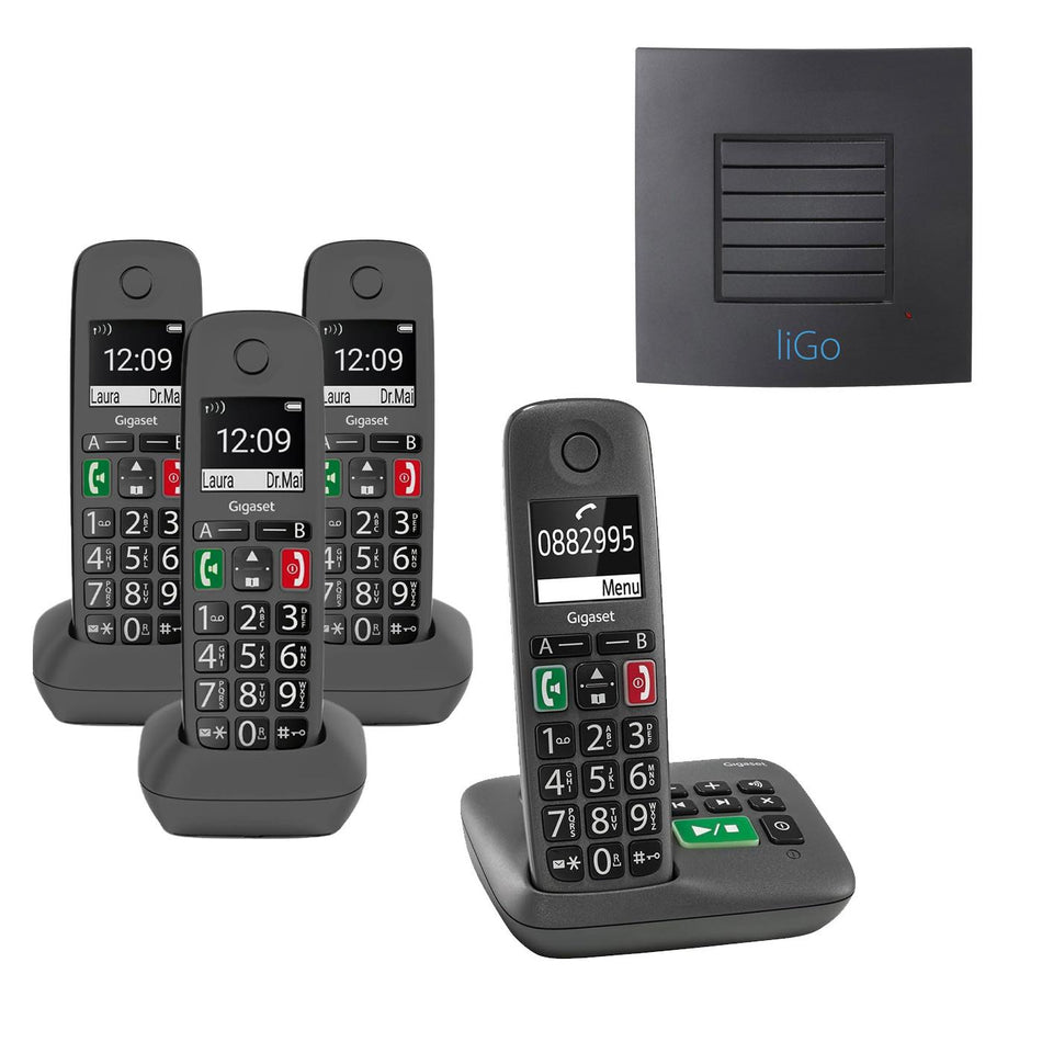 Gigaset Easy A Quad Long Range Landline Phones Gigaset