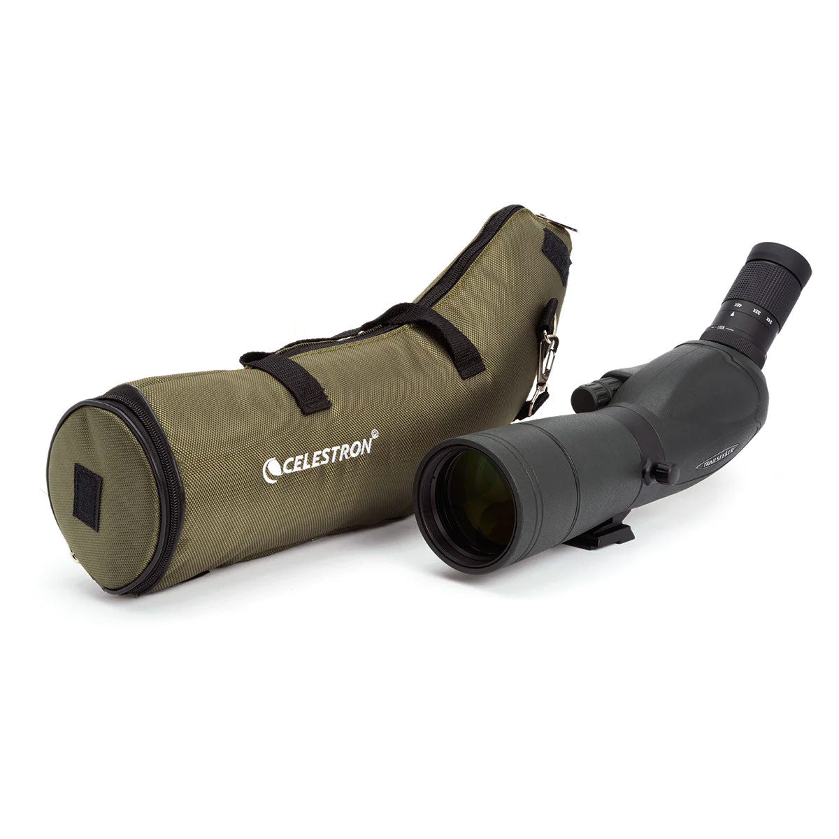 Celestron TrailSeeker 65mm Angled Zoom Spotting Scope Binoculars Celestron