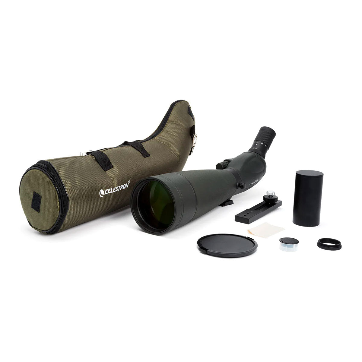 Celestron TrailSeeker 100mm Angled Zoom Spotting Scope Binoculars Celestron