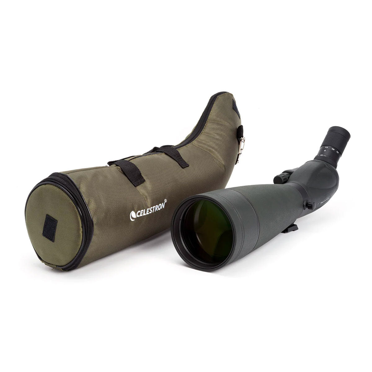 Celestron TrailSeeker 100mm Angled Zoom Spotting Scope Binoculars Celestron