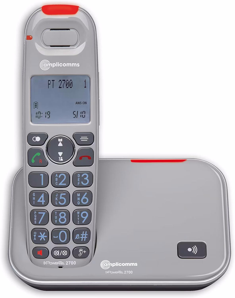 Amplicomms PowerTel 2700 - Big Button Phone for Elderly Landline Phones Amplicomms