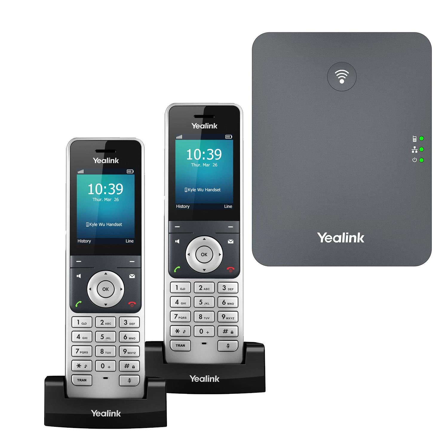 Yealink W76P Twin DECT IP Phone Cordless Phone Yealink