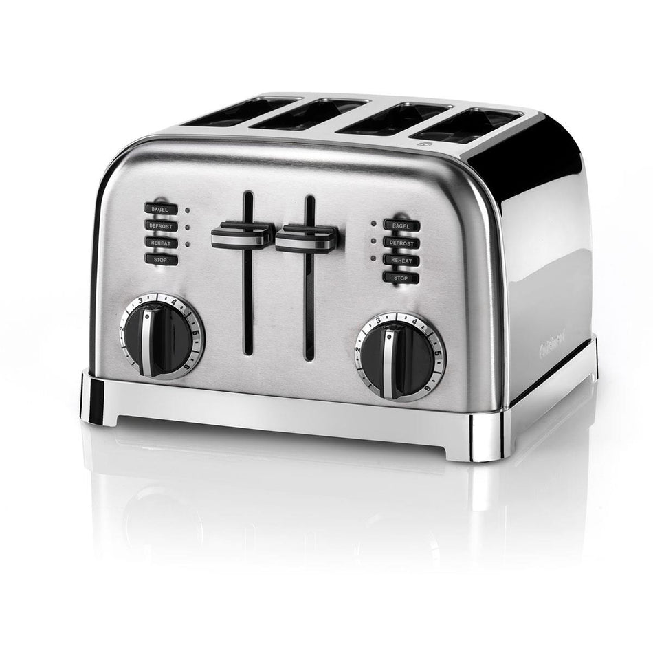 Cuisinart Signature Collection 4 Slice Toaster in Stainless Steel Toasters Cuisinart