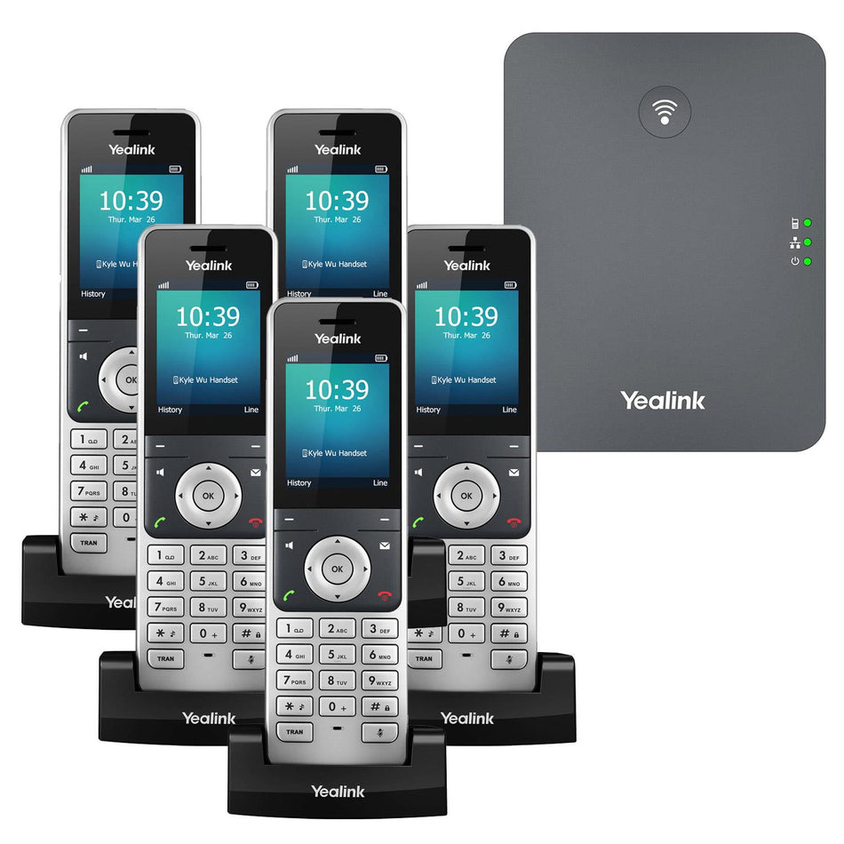 Yealink W76P Quint DECT IP Phone Cordless Phone Yealink