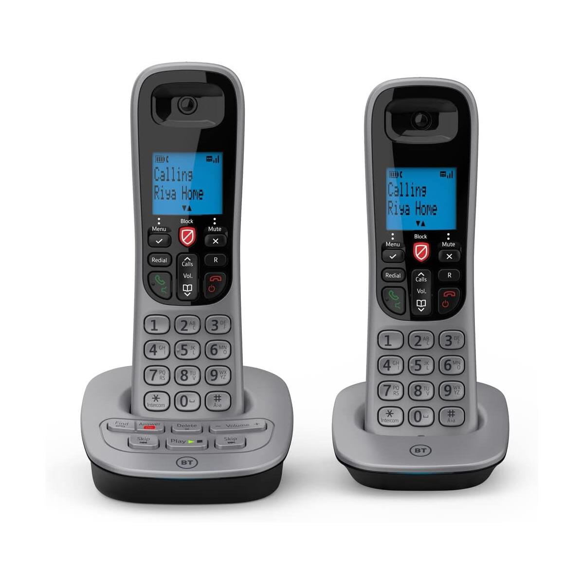 BT 7660 Landline Phone, Twin Handset Landline Phones BT