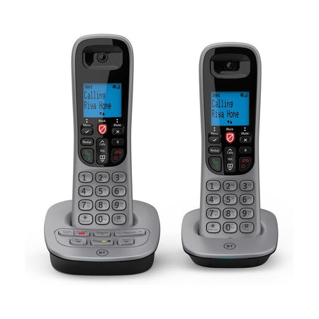 BT 7660 Landline Phone, Twin Handset Landline Phones BT