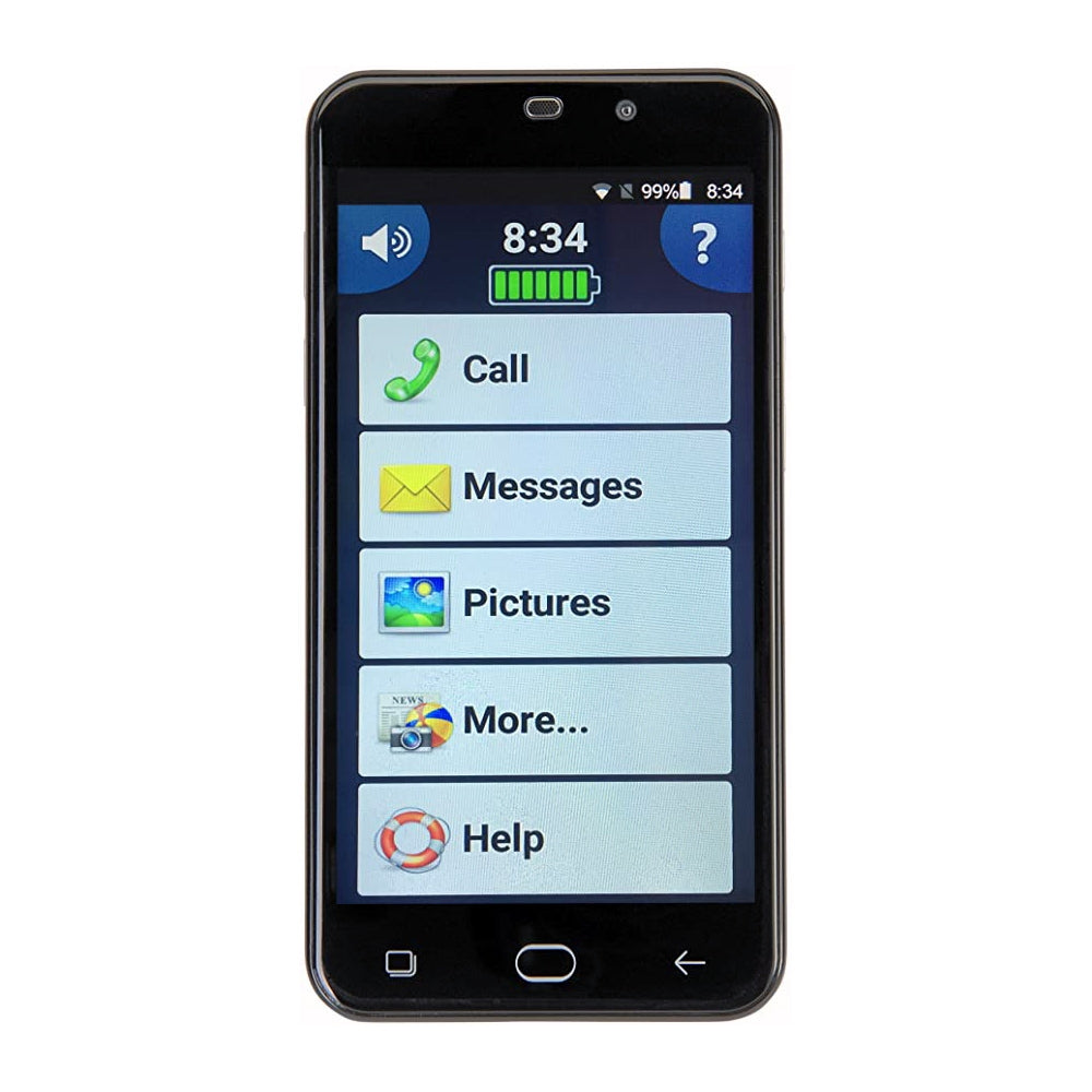 Amplicomms PowerTel M9500 Extra Loud Smartphone for Elderly Mobile Phones Amplicomms